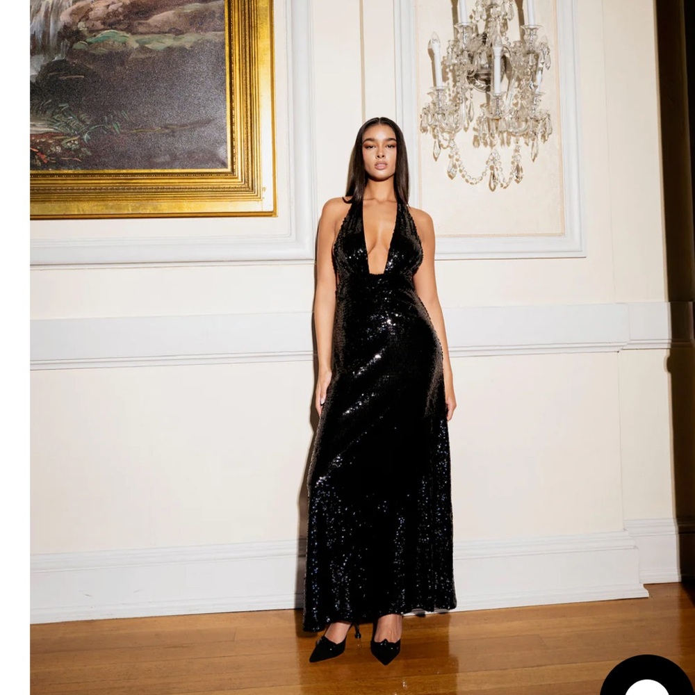 Weworewhat halter gown